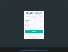 Tablet Screenshot of myhealthforce.com